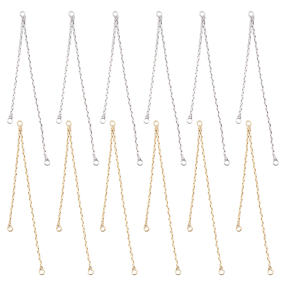 12 шт. 2 цвета латунные звенья цепи люстры, форма цепи