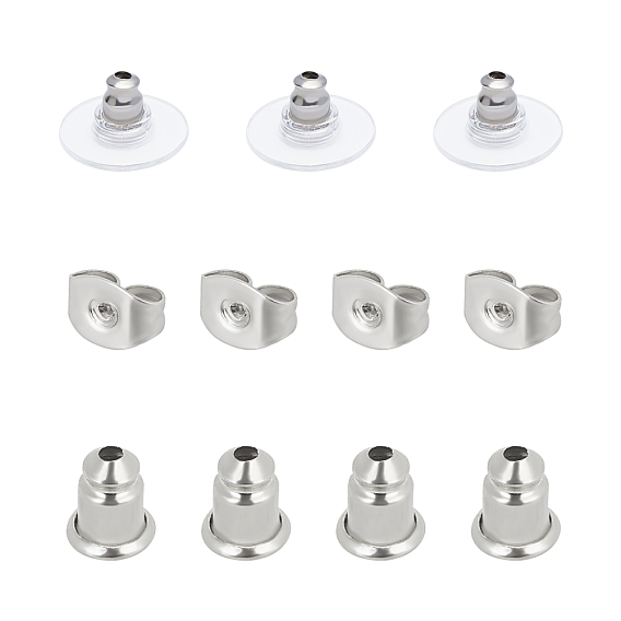 304 из нержавеющей стали гайки уха, спинки для серьги