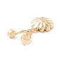 Flower Rhinestone Charm Belly Ring, Clip On Navel Ring, Non Piercing Jewelry for Women, Golden