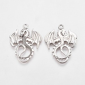 Сплавочные подвески тибетского стиля, дракон