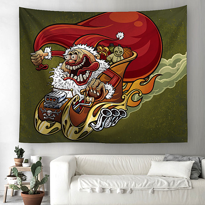 hanging cloth decoration cloth christmas print tapestry