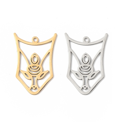 201 Stainless Steel Pendants, Cat Buster Charm