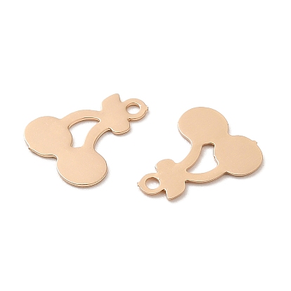 Long-Lasting Plated Brass Charms, Cherry Charm