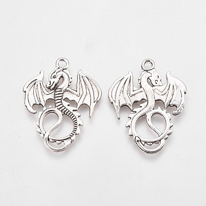 Сплавочные подвески тибетского стиля, дракон