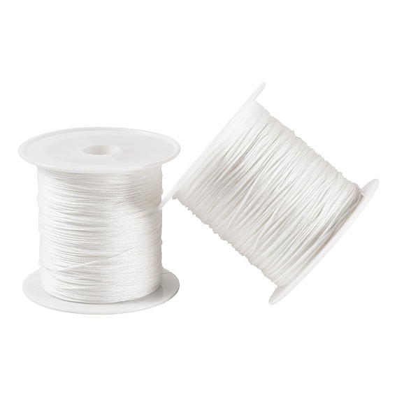 2 рулоны нейлонового шнура для китайского узла, нейлоновый шнур для изготовления украшений