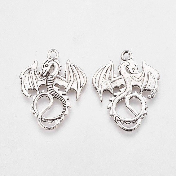 Сплавочные подвески тибетского стиля, дракон