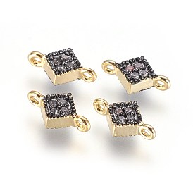 Латунные микро проложить кубических ссылки циркония, ромб, прозрачные