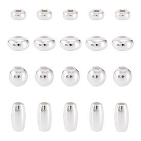 40 шт. 4 стили 925 бусины из стерлингового серебра, разнообразные