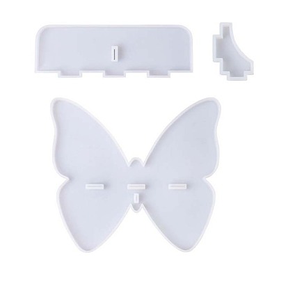 Moules en silicone, moules de résine, pour la résine UV, fabrication de bijoux en résine époxy, papillon, moules fondants