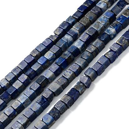 Natural Lapis Lazuli Beads Strands, Cube