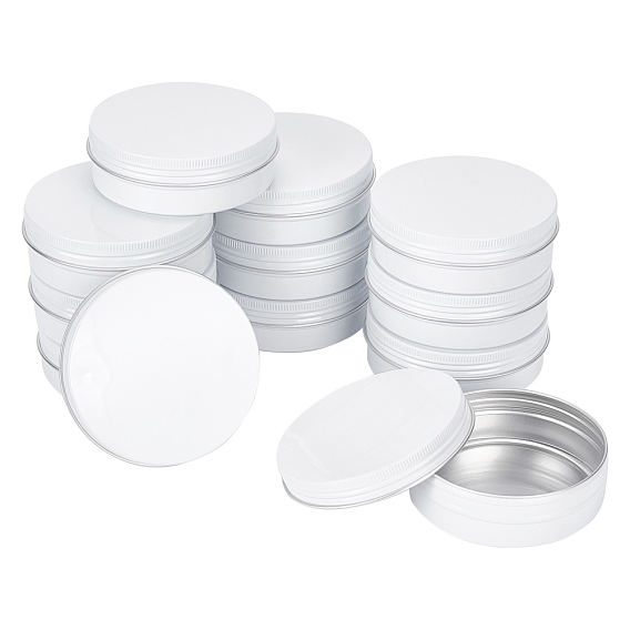 Aluminum Can, with Screw-thread, Round