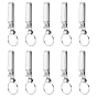 10шт. брелок из нержавеющей стали с зажимом для ремня безопасности