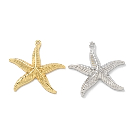 Стойки обшивки латунные подвески, долговечный, без свинца и без кадмия, прелести морская звезда