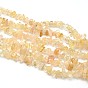 Natural Citrine Beads Strands, Chips
