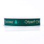 Polyester Grosgrain Ribbon for Christmas, Christmas Trees