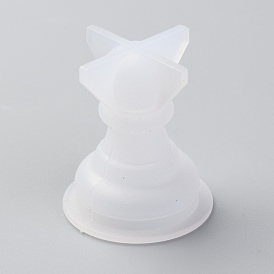 Chess Silicone Mold, Family Games Epoxy Resin Casting Molds, for DIY Kids Adult Table Game, Pawn