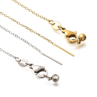Ожерелья из нержавеющей стали с регулируемым ползунком для мужчин и женщин, долговечный
