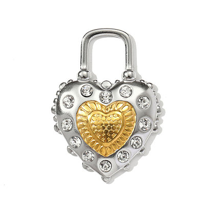 304 подвески из нержавеющей стали, замок с сердечками, ионное покрытие (ip)