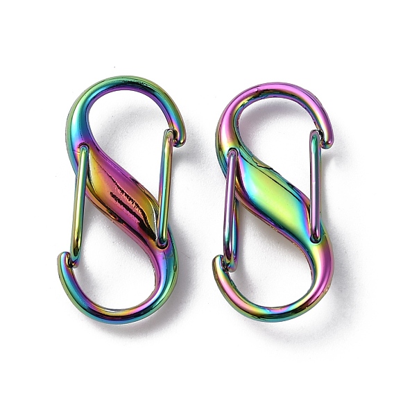 Карабины с S-образными застежками из алюминиевого сплава с двойной застежкой