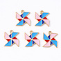 Pendentifs en émail , moulin à vent, or et de lumière