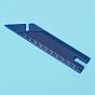 Plastic Button Gauge & Point Turner, Button Positioning Sample Ruler, Sewing Ruler, Trapezoid
