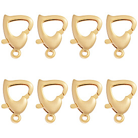 8шт латунные застежки-лобстеры, для изготовления ювелирных изделий