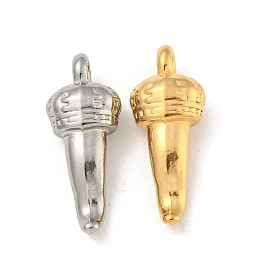 Ion Plating(IP) 304 Stainless Steel Pendants, Horn of Plenty/Italian Horn Cornicello Charms