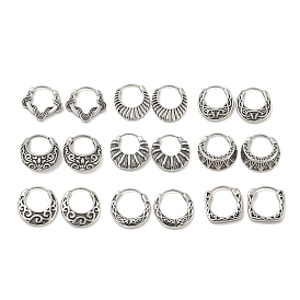 316 Surgical Stainless Steel Hoop Earrings, Ring