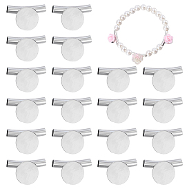 20шт. латунные подвески-кабошоны, плоско-круглые