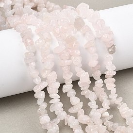 Природного розового кварца нитей бисера, чип