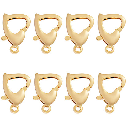 8шт латунные застежки-лобстеры, для изготовления ювелирных изделий
