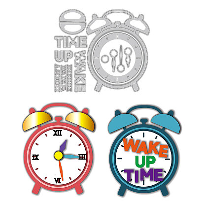 Углеродистая сталь разрезает трафареты, для diy scrapbooking, Фотоальбом, декоративная бумага для тиснения, цвет нержавеющей стали, Шаблон часов