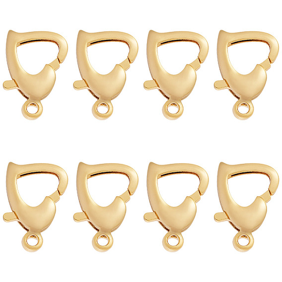 8шт латунные застежки-лобстеры, для изготовления ювелирных изделий