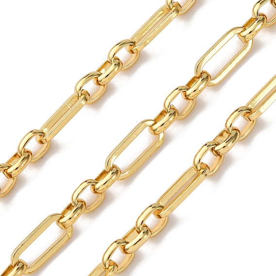 Латунные овальные звенья цепи, без свинца и без кадмия, стойки покрытие, долговечный, с катушкой, несварные