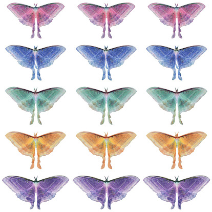 20 шт. 5 цвета ткани имитация марли бабочка орнамент аксессуары