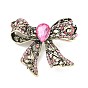 Броши-бабочки из сплава со стразами для одежды рюкзака