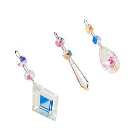 3шт. 3 стили подвесных ловцов солнца из хрустального стекла, создатель радуги, для украшения сада и дома