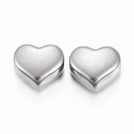 304 Stainless Steel Beads, Heart