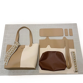 Kit de fabrication de sacs en cuir PU pour femmes, bricolage, kit de sacs à bandoulière pour débutants