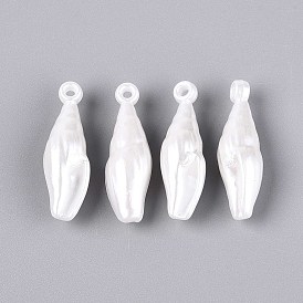 Абс пластмассовые жемчужные подвески, формы раковины