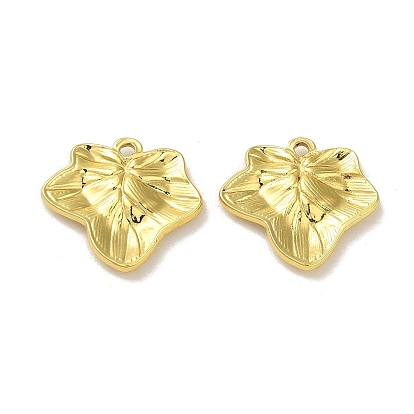 304 Stainless Steel Pendants, Leaf Charm