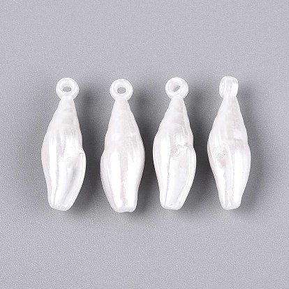 Абс пластмассовые жемчужные подвески, формы раковины