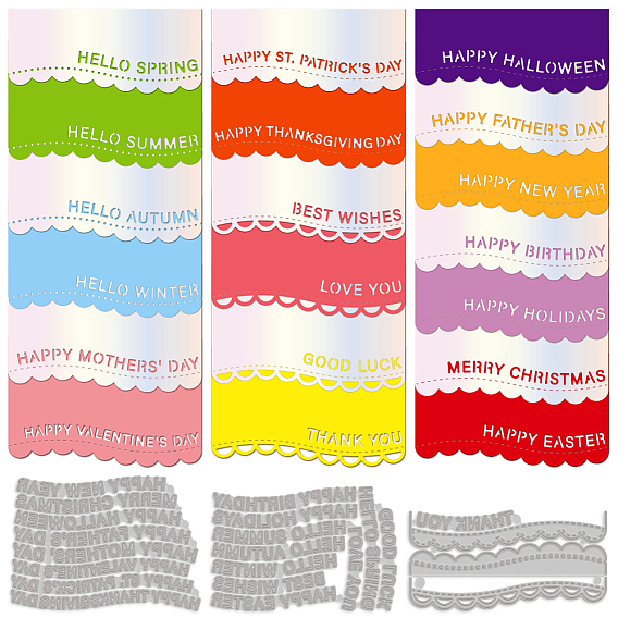 Тема фестиваля трафареты для резки углеродистой стали, для diy scrapbooking, Фотоальбом, декоративная бумага для тиснения, цвет нержавеющей стали