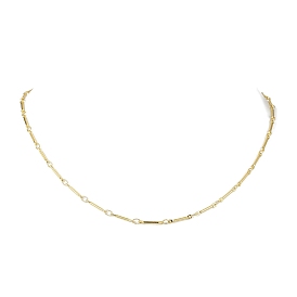 Brass Bar Link Chain Necklaces