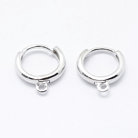 925 Sterling Silber Reifen Ohrringe, mit Schleife, mit 925 Stempel