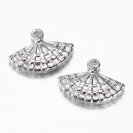 Pendentifs en acier inoxydable, fan