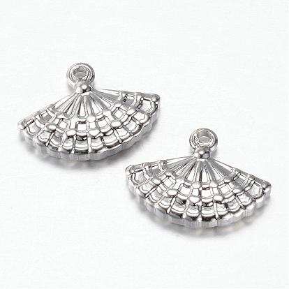 Pendentifs en acier inoxydable, fan