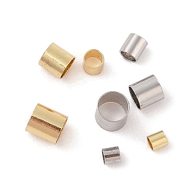 Column Brass Beads, Long-Lasting Plated