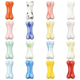 32шт 16 цвета фарфоровые бусины ручной работы, кость