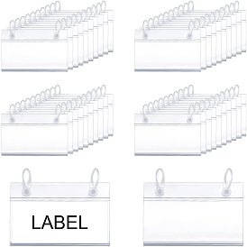 40 Sets PVC Price Tags, for Goods Shelf
